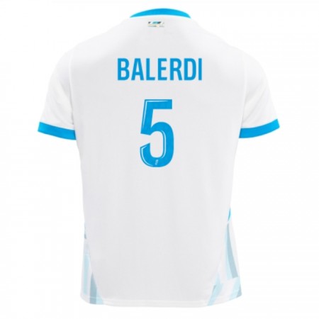 Fotbalové dres Olympique de Marseille Balerdi 5 Domácí 2024-25 Krátký Rukáv